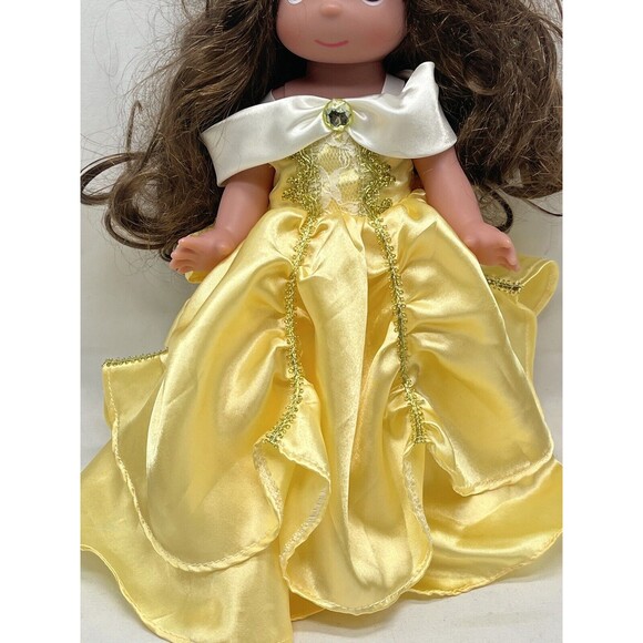 Disney CLASSIC BELLE IN YELLOW GOWN Precious Moments Doll Beauty & The Beast - Picture 8 of 16